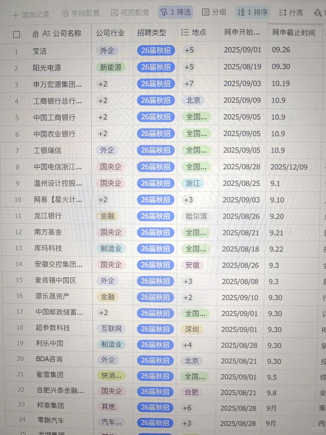 先把要截止的秋招投了吧🤓