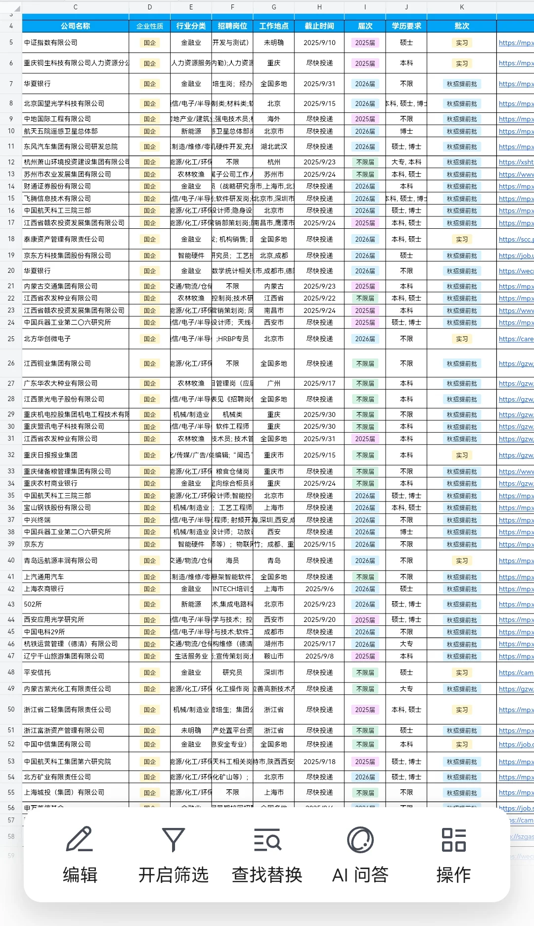 先把山西免笔试的投完😌
