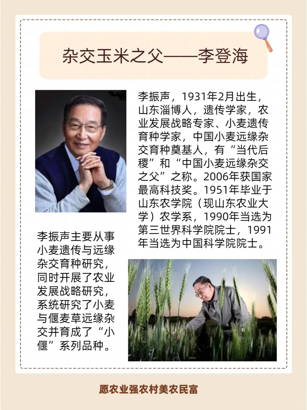 中国九位农业之父！你们认识那几位？