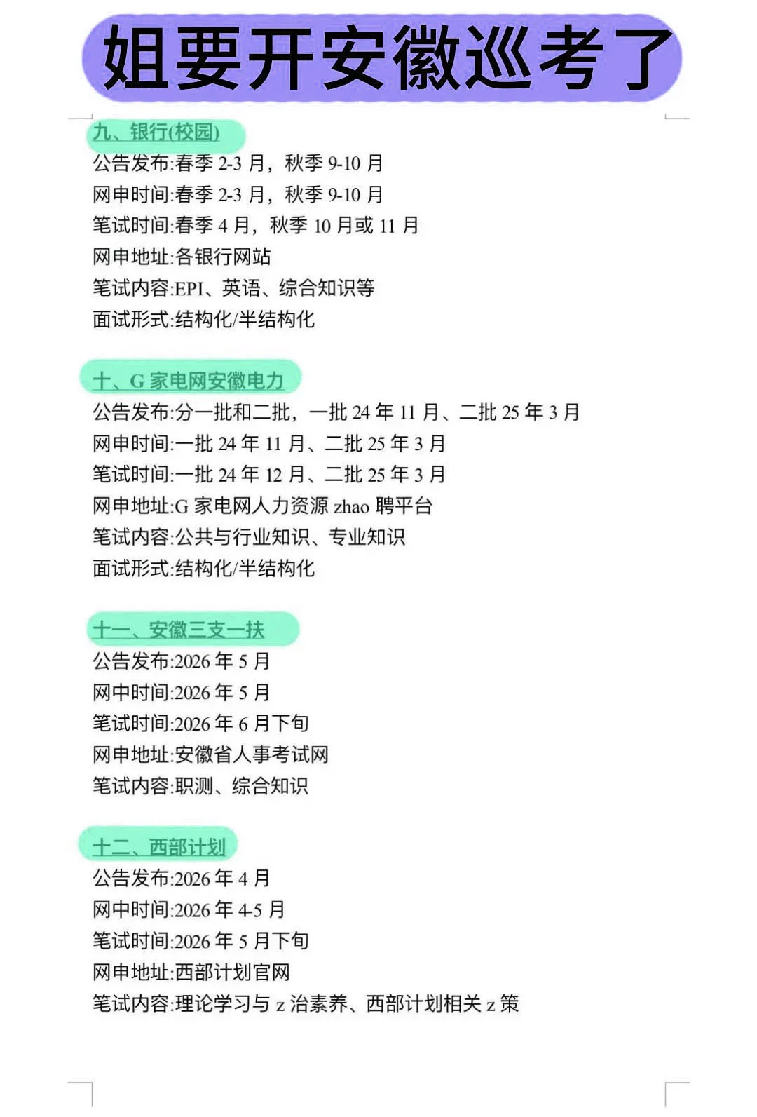 福建同学的所有退路！！