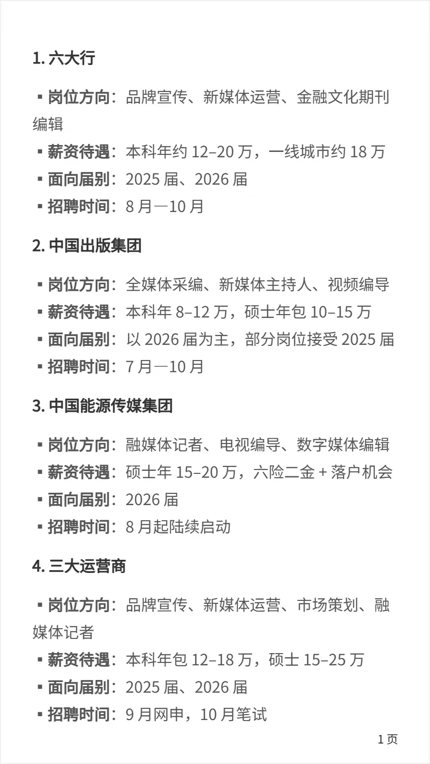 国企秋招新闻传播类直接赢麻了！