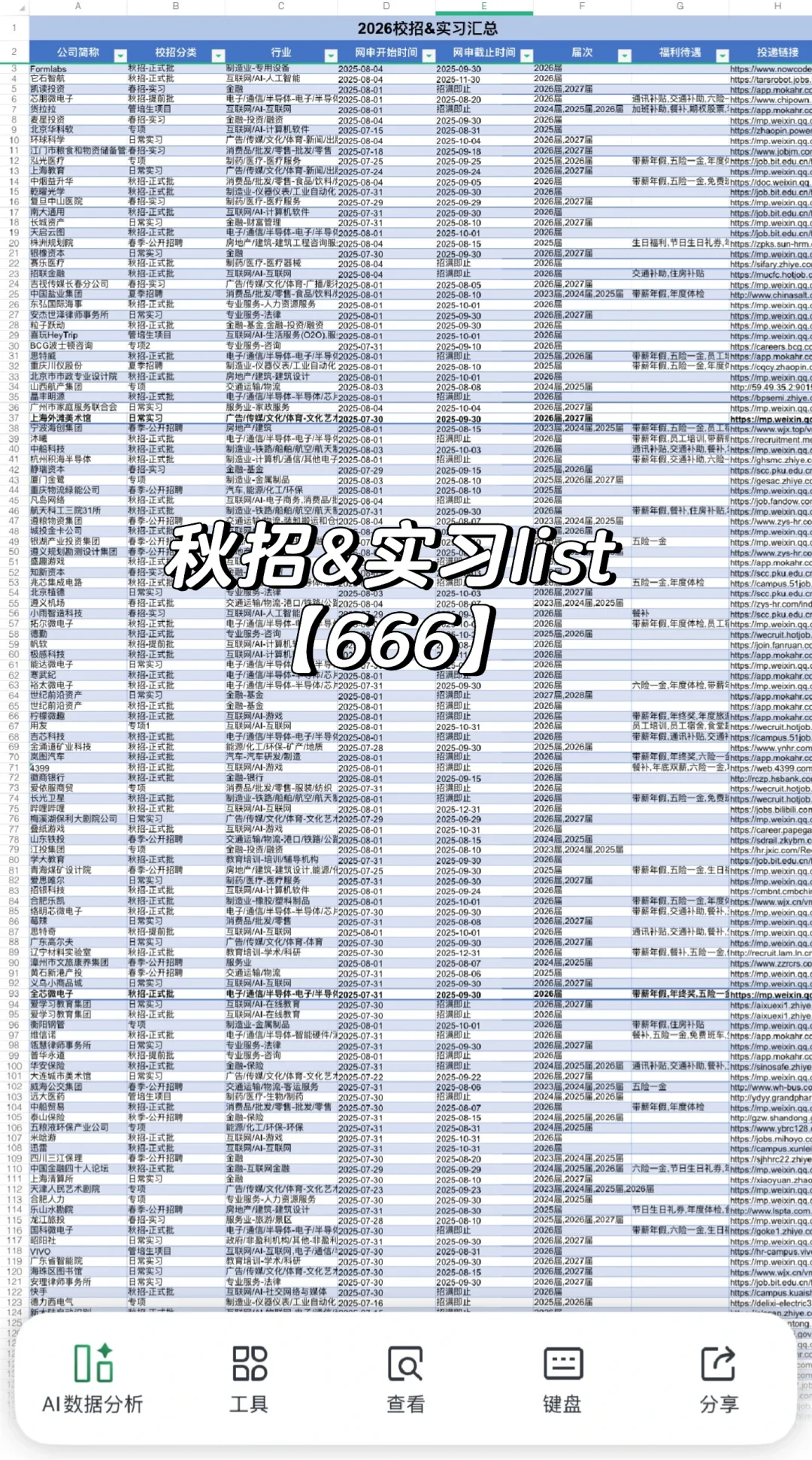 先把免笔试秋招投完！