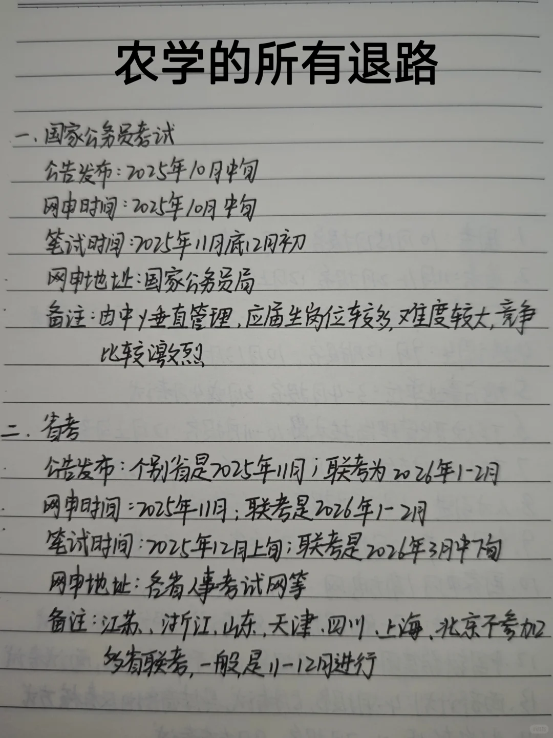 农学考公，今年备考真的赢麻了！