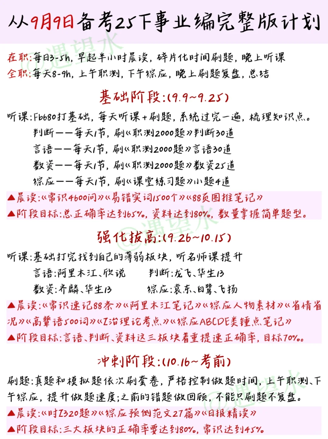 巨累，但能45天拿下25下事业编（差生版）