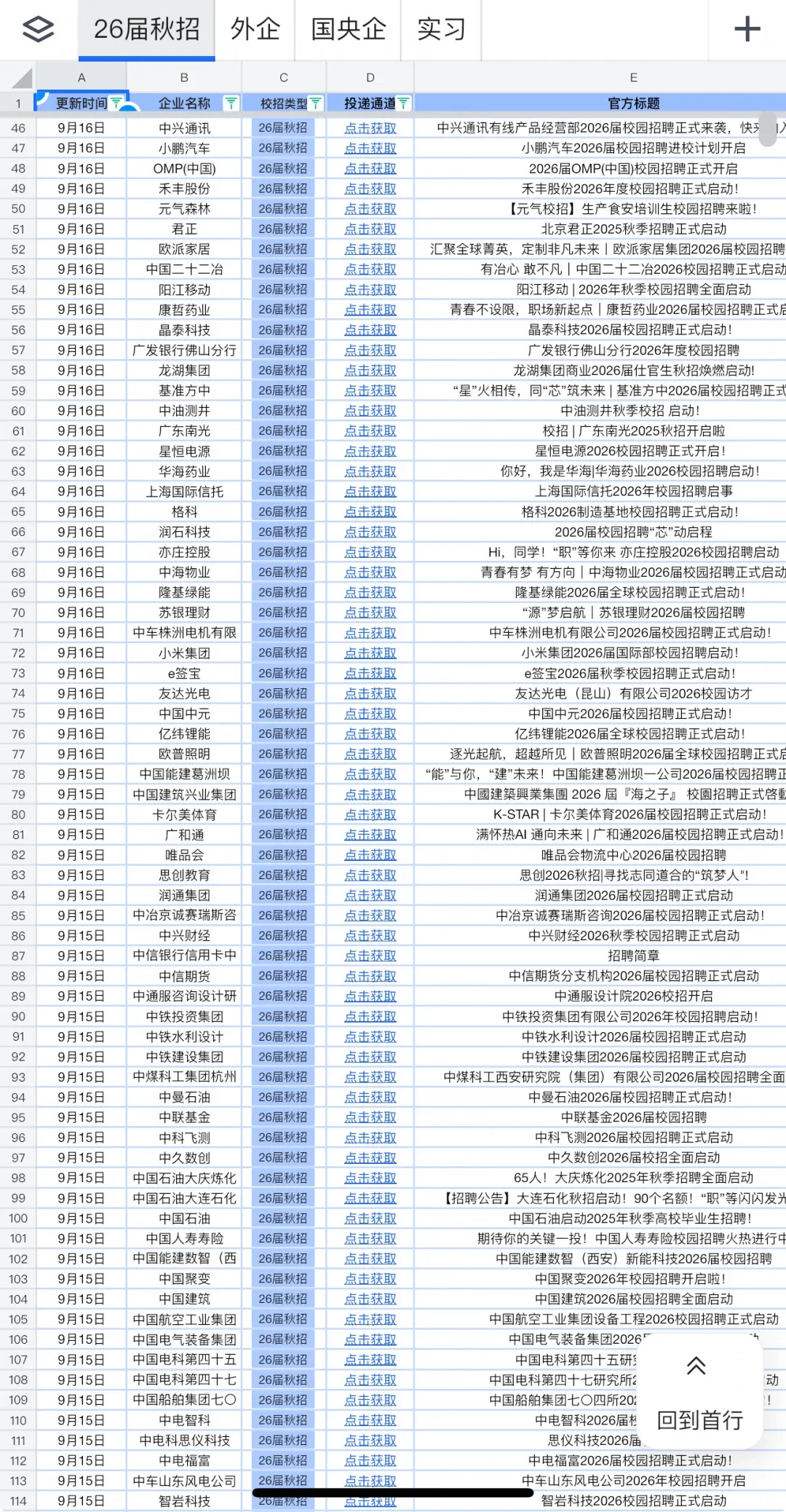 9.16 先把免笔试的都投完😎