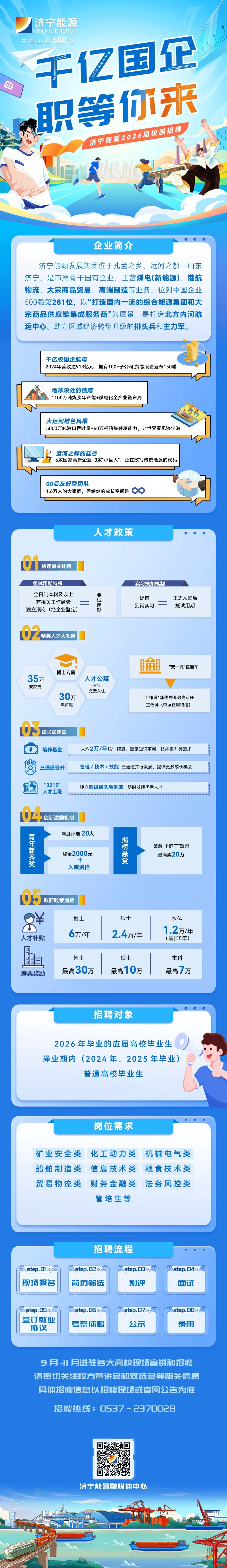 济宁能源集团2026届校园招聘开始啦