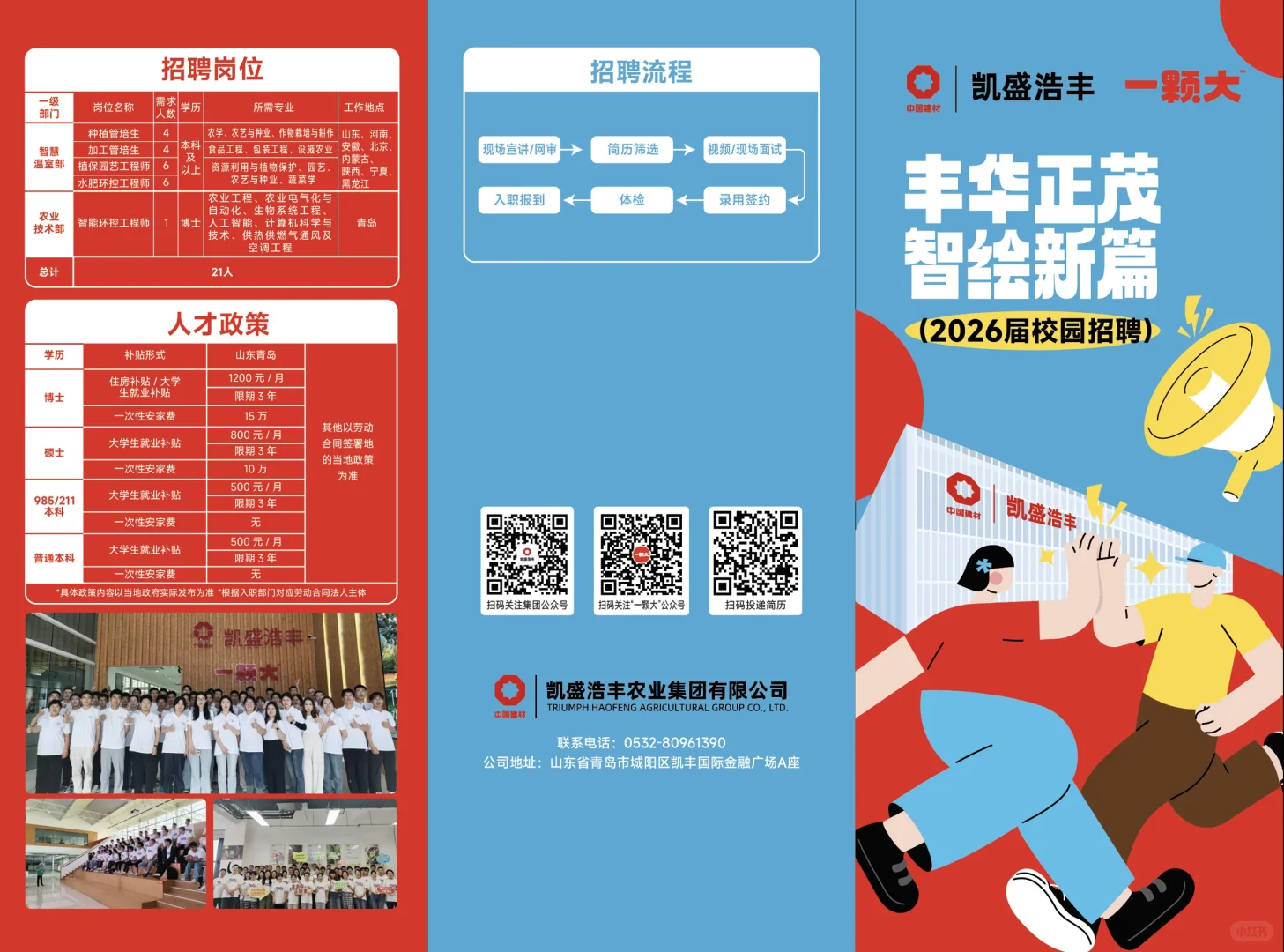 凯盛浩丰农业集团2026届校园招聘