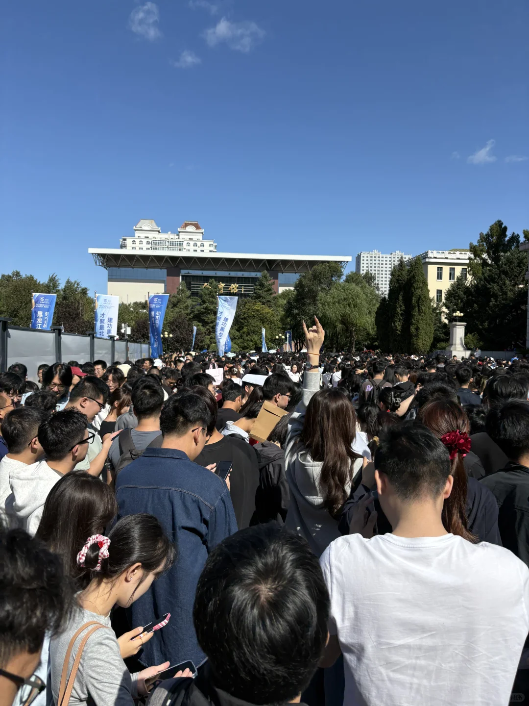 黑大招聘会去了