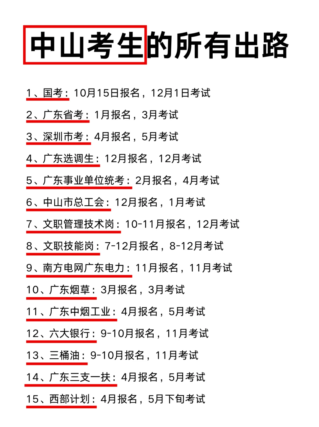 今年，中山考公真的是在放洪水啊啊啊！！