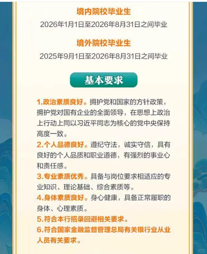 中国邮政储蓄银行山西省分行2026校园招聘