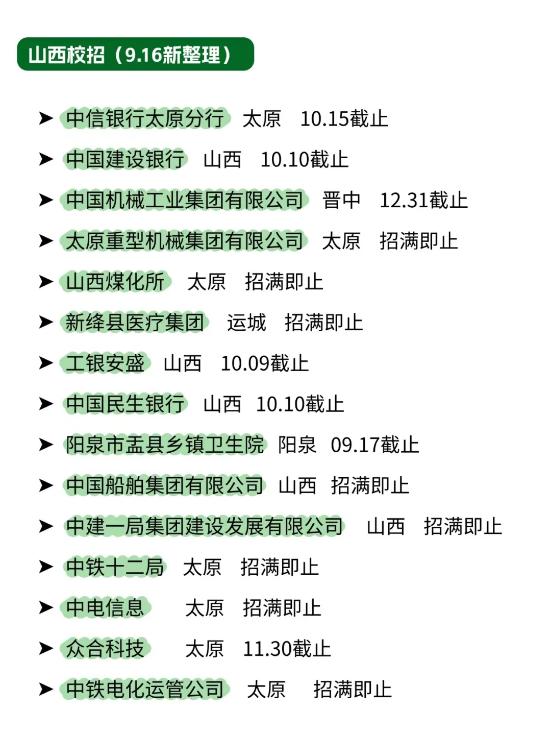 现在放弃山西秋招真的很亏呀！🙋‍♀️