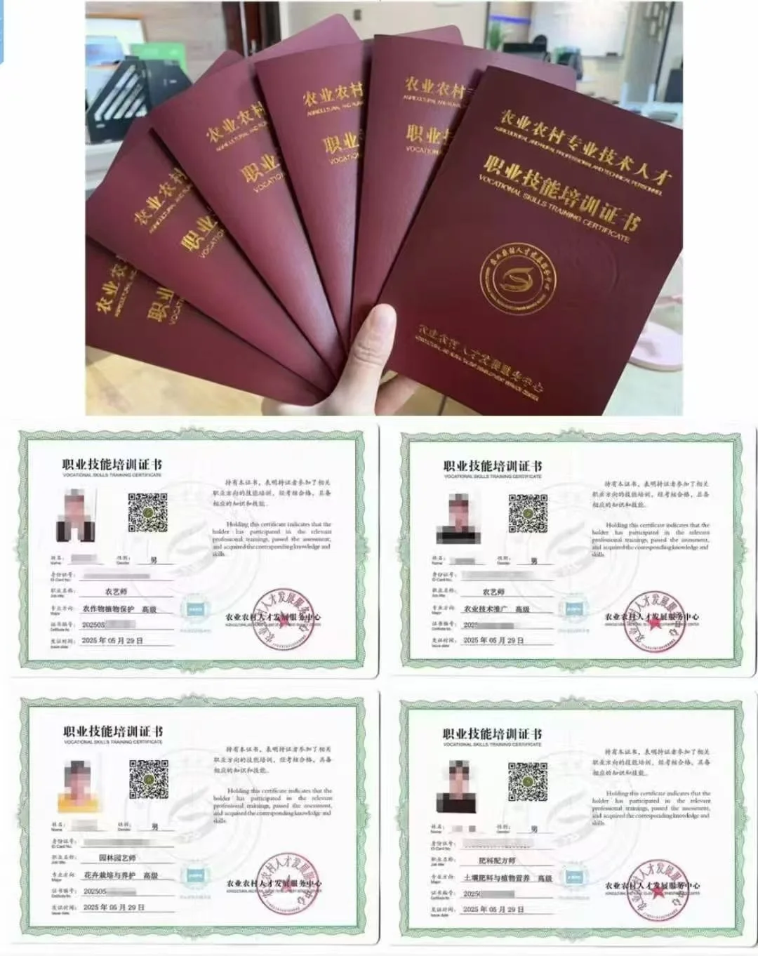农业农村专业技术人才职业技能培训