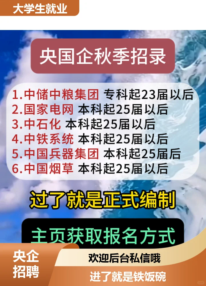 央企招聘渠道精益求精