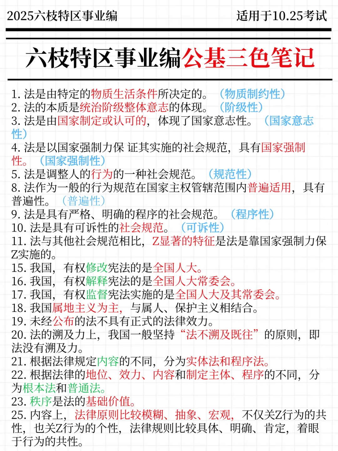强调一下，10.25去参加六枝特区事业编的人
