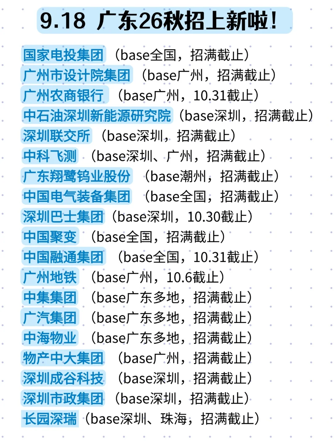 香喷喷的广东秋招怎么能不投呢😉