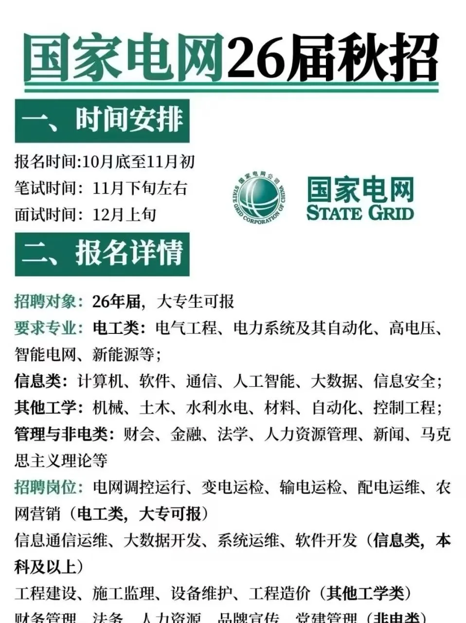 2026国家电网陪跑指南！