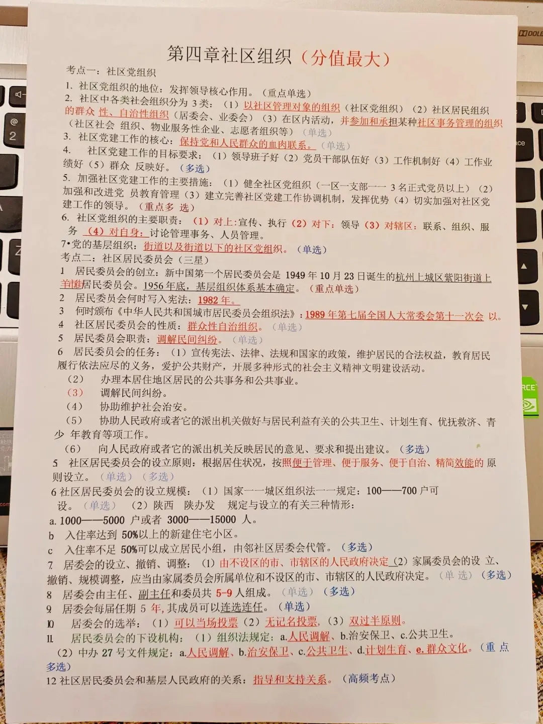 社区工作者，请死磕这14页，背完稳了