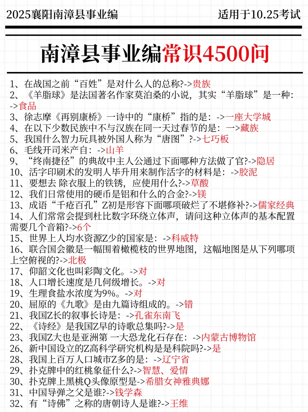 强调一下，10.25去参加南漳县事业编的人