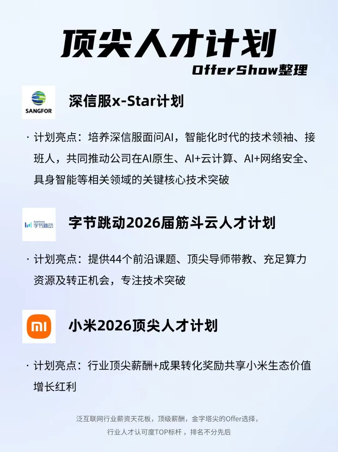 年薪百万？2026顶尖人才计划盘点！