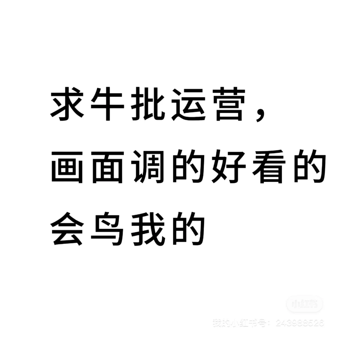 求运营