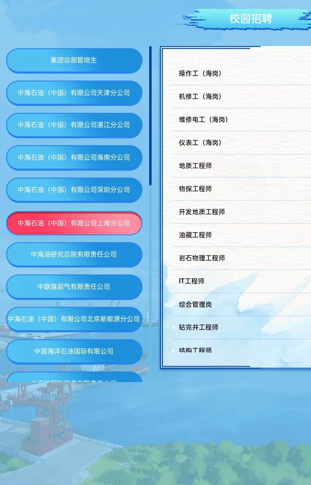 中海油集团26校招开了