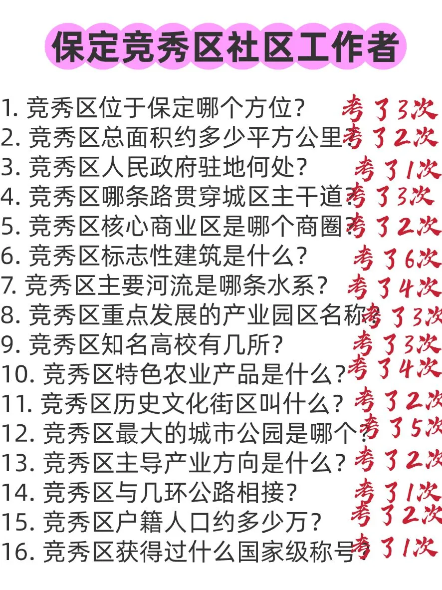 保定竞秀区社区工作者，今年是蕞简单的一年
