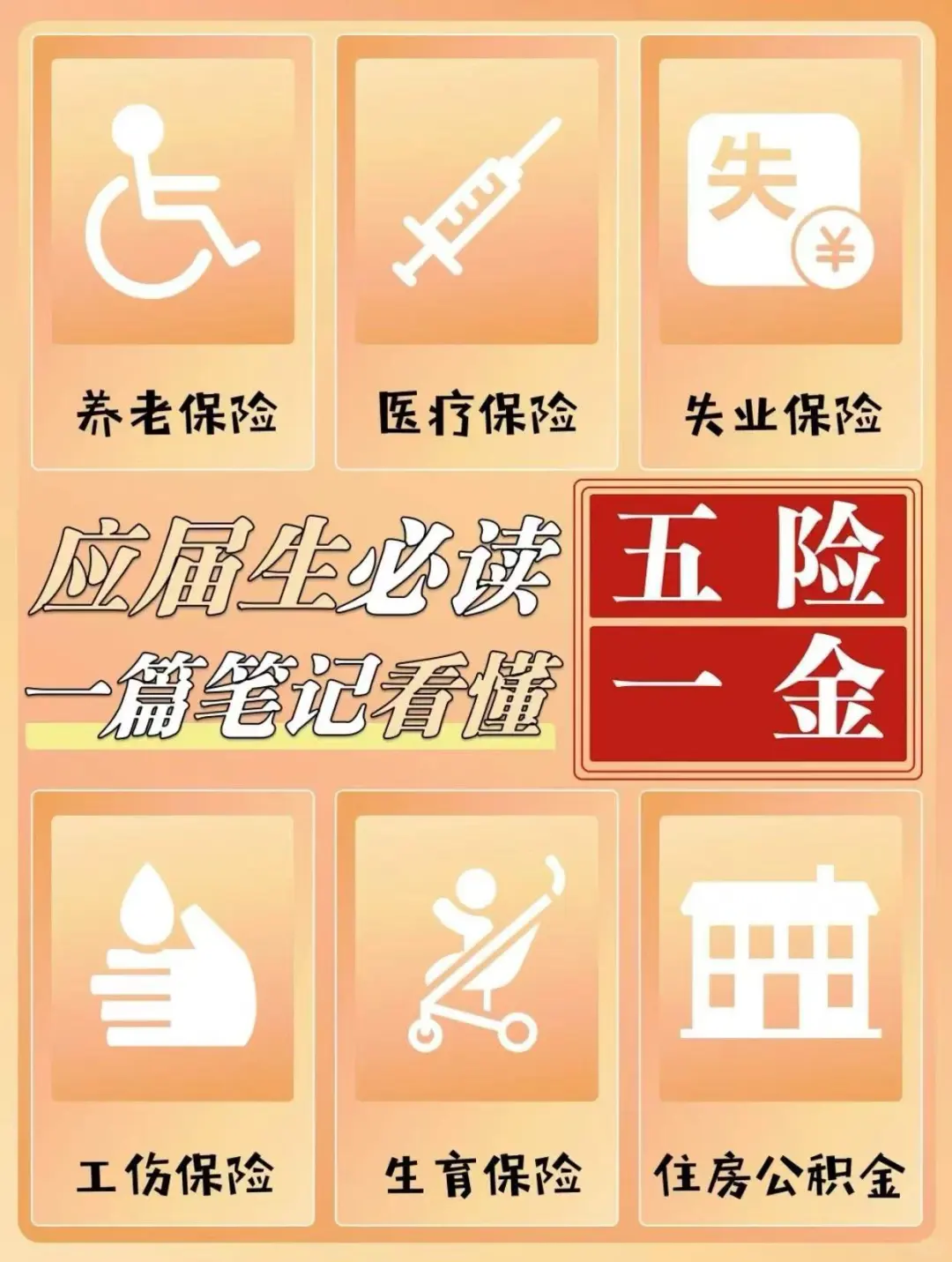 应届必读丨一篇笔记看懂五险一金❗❗