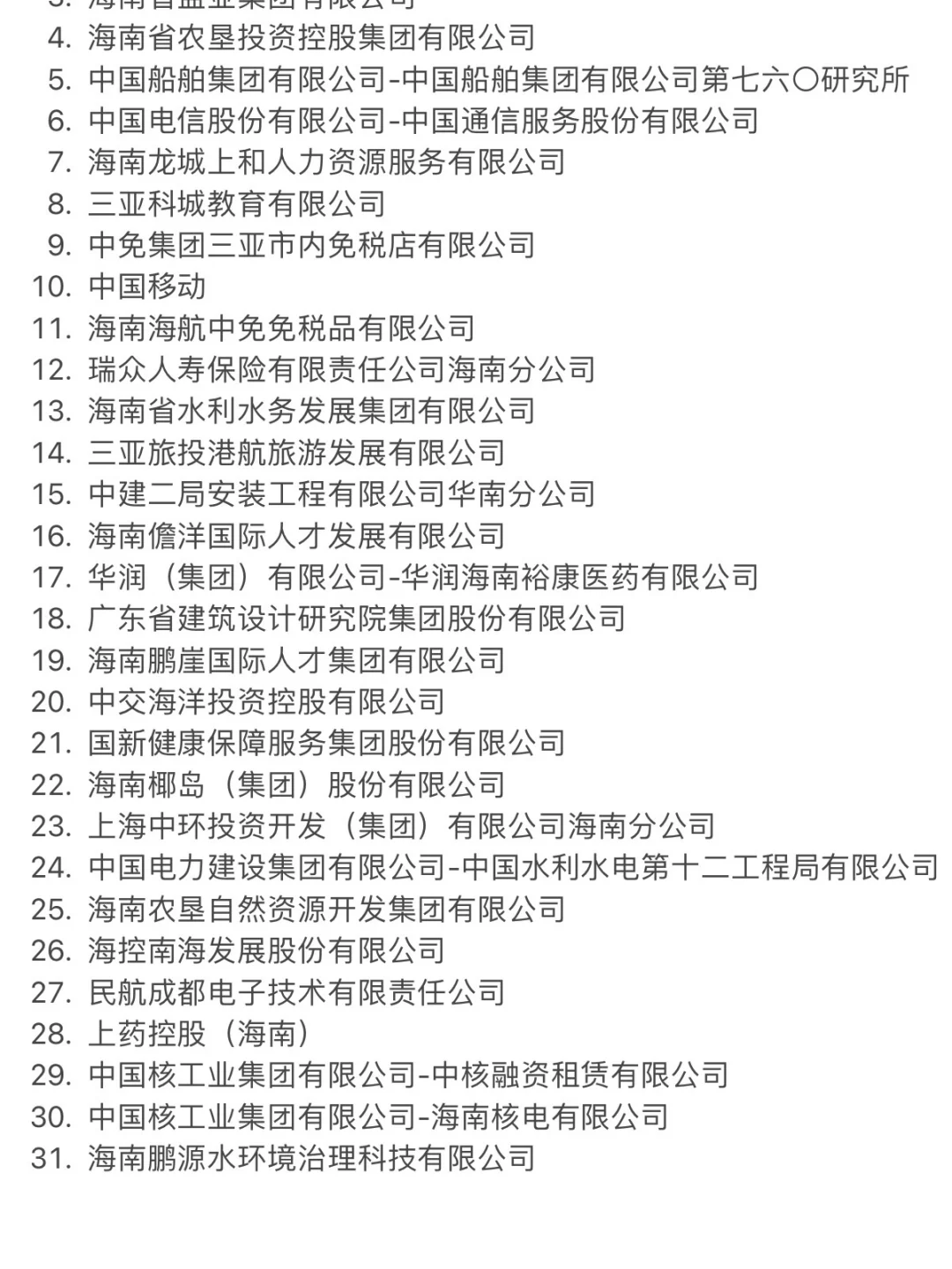 秋招一定要去的央国企——海南篇
