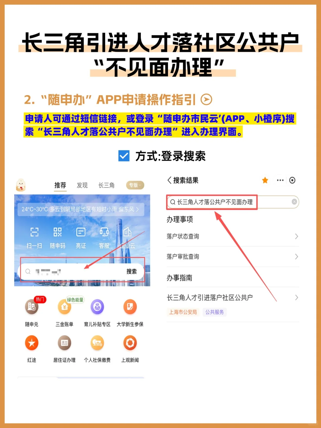 长三角引进人才落社区公共户“不见面办理”