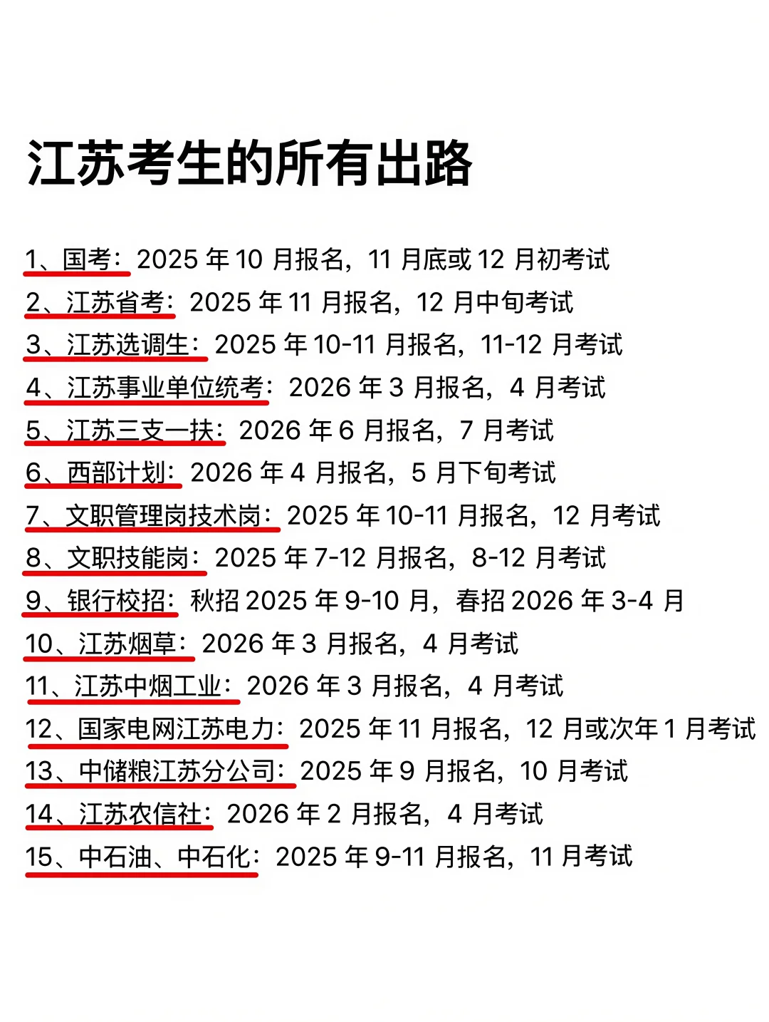 无所谓，姐要开始江苏巡考了！