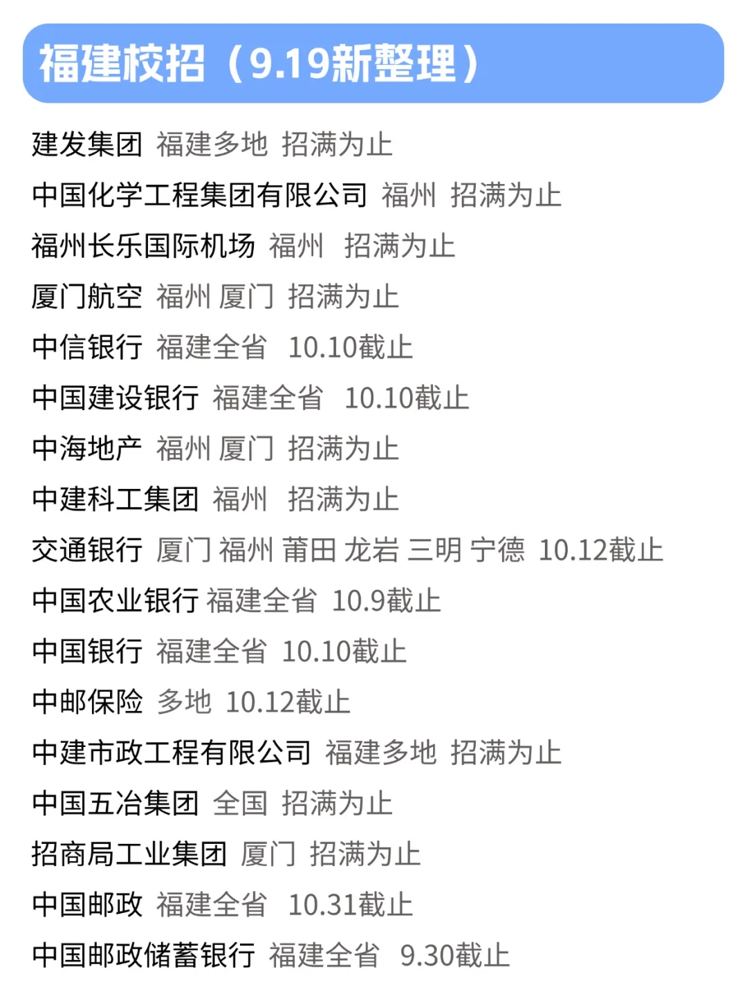 才知道，福建国企这么缺人🫣！