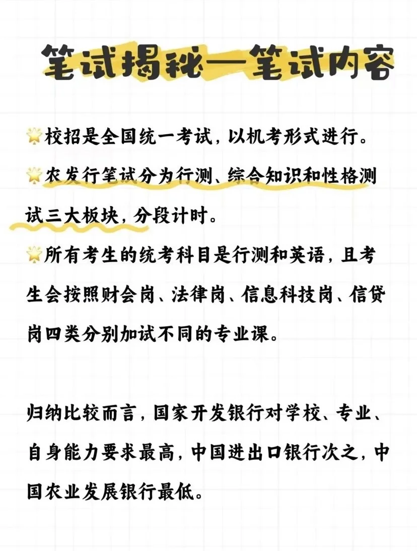 中国农业发展银行26校招公告发布！