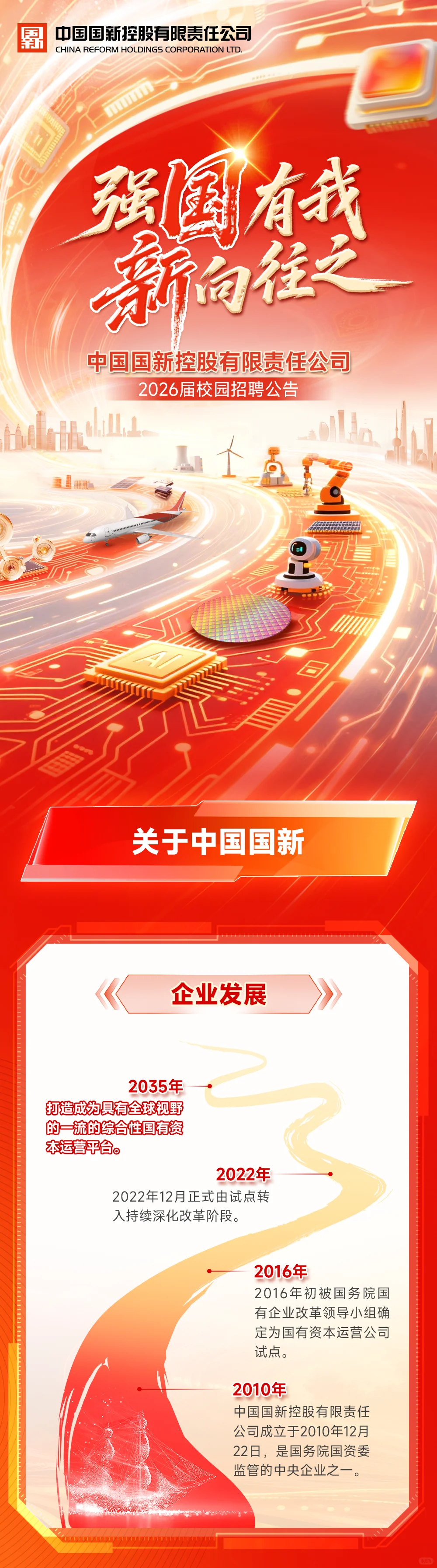 中国国新2026届校园招聘正式开启