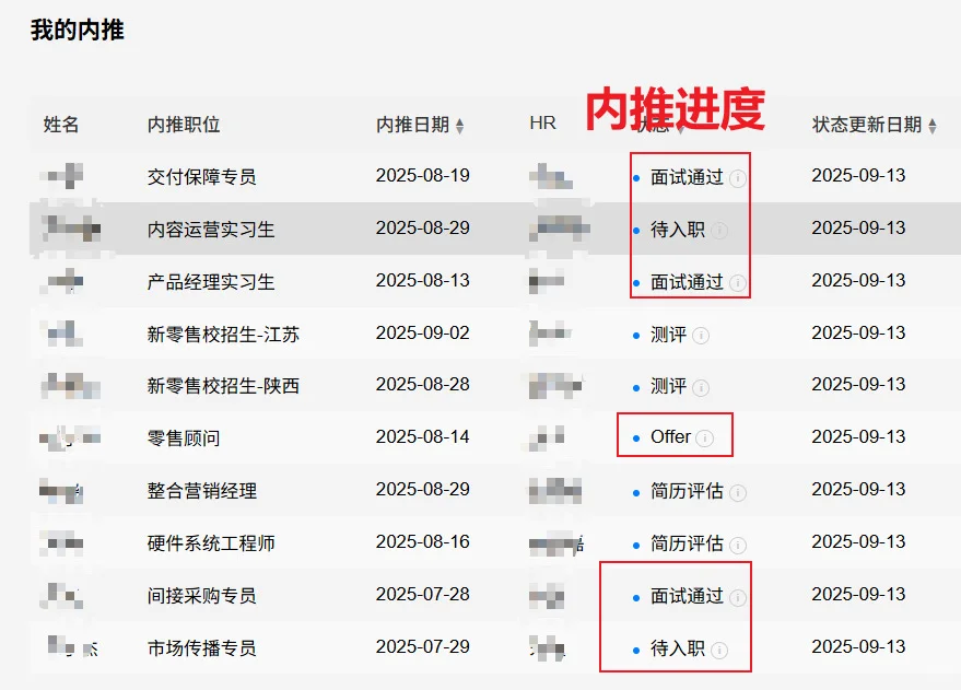 小米内推，九月能到岗的来