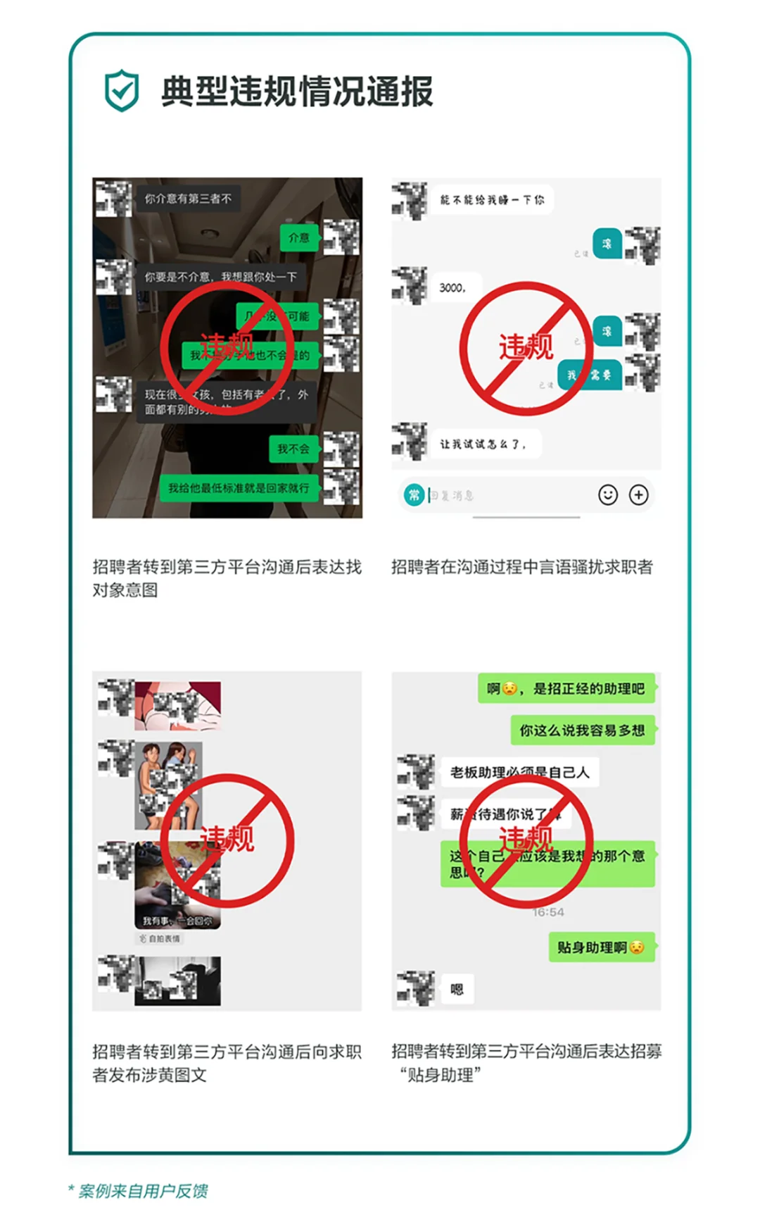 招聘者违规行为专项治理进展通报