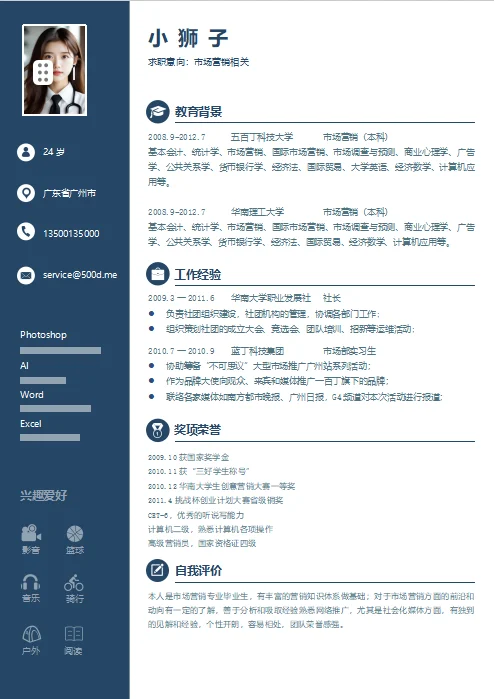 简历原来是这样写的