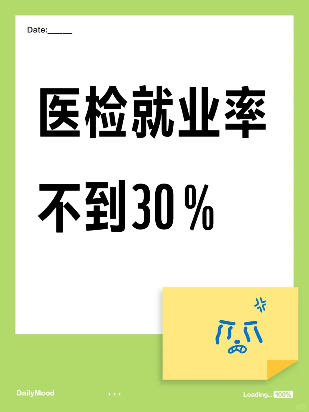 医检就业率不到百分之30