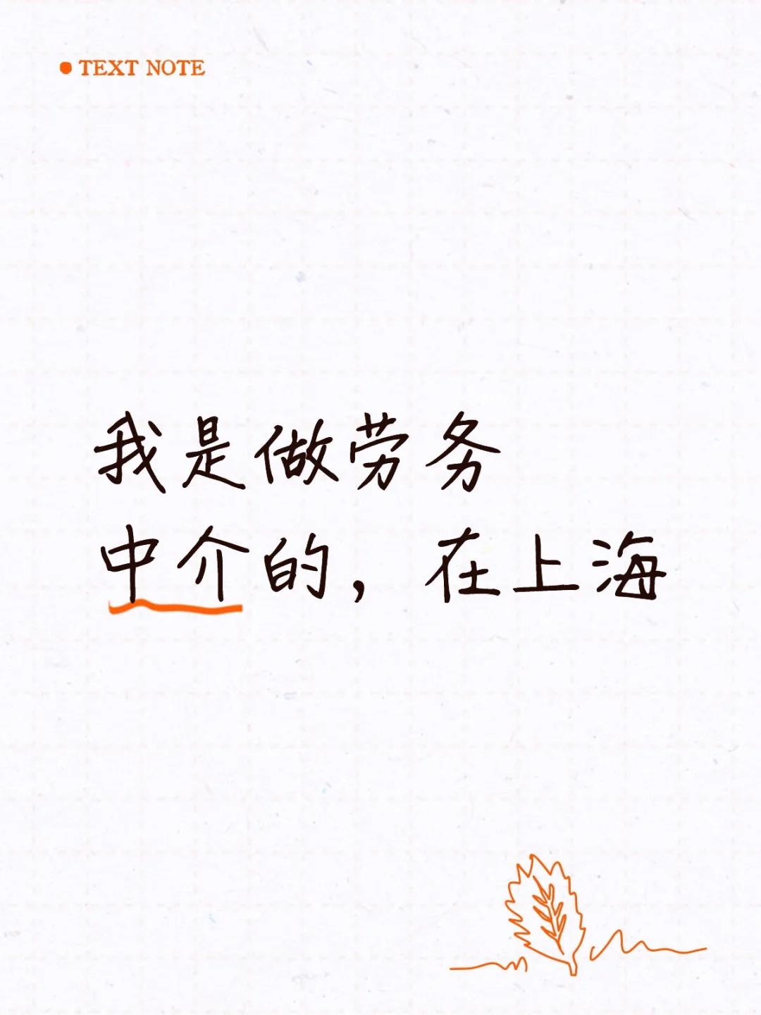 这年头碰到我这样一个有良心的劳务