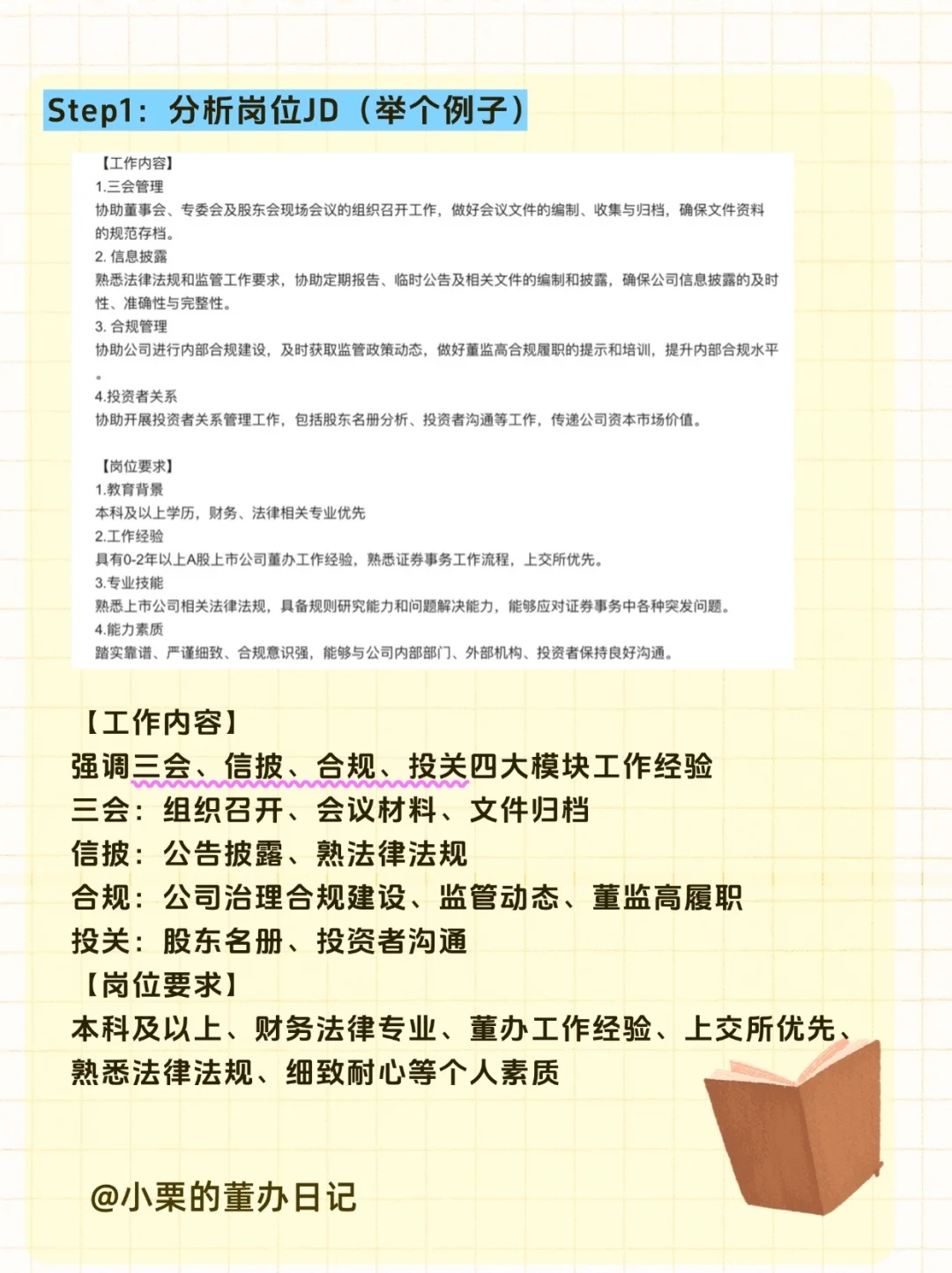 实操经验25｜证券事务专员简历怎么写