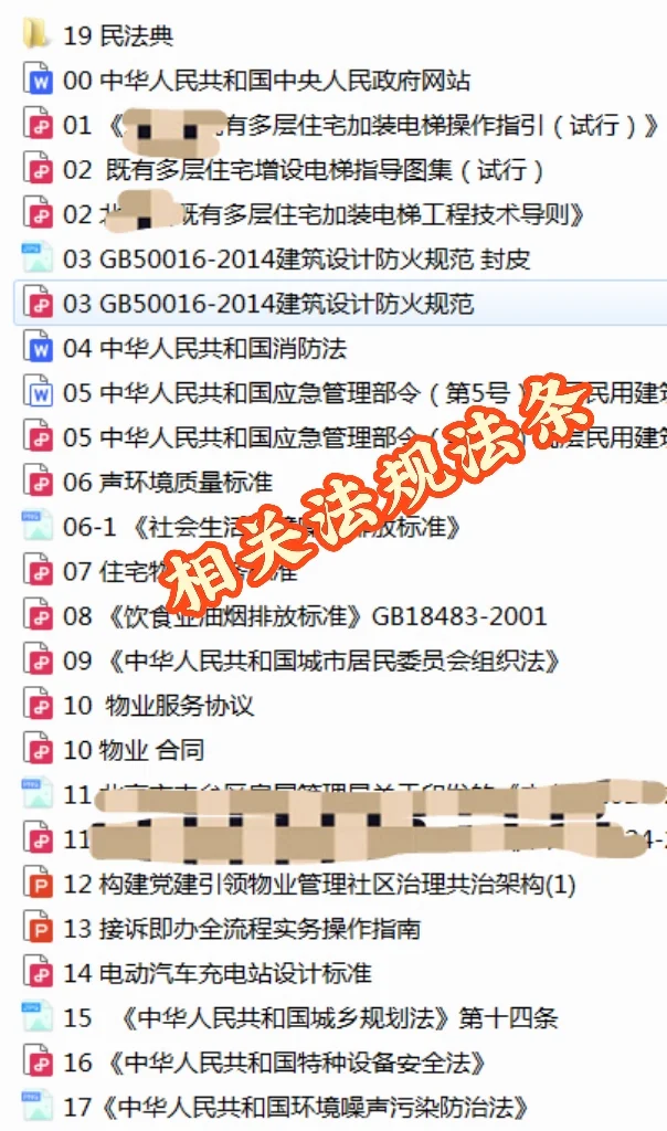 社区工作12345 最爱的回复法条