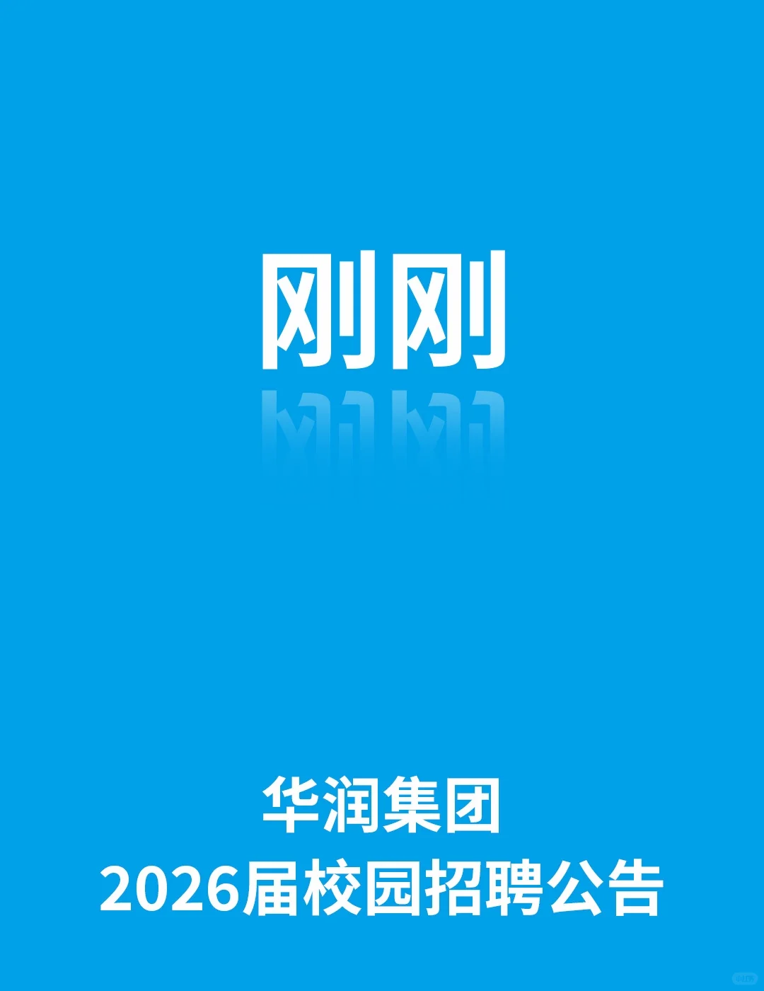 华润集团2026校园招聘公告