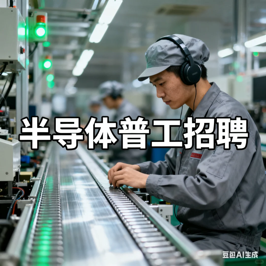 金堂半导体厂招聘普工