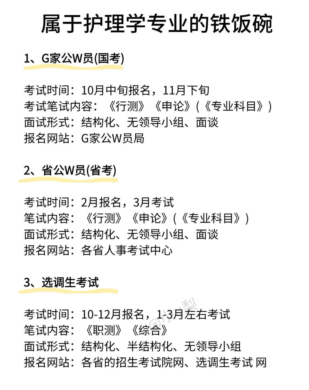 护理学专业去考公的都是人才啊！