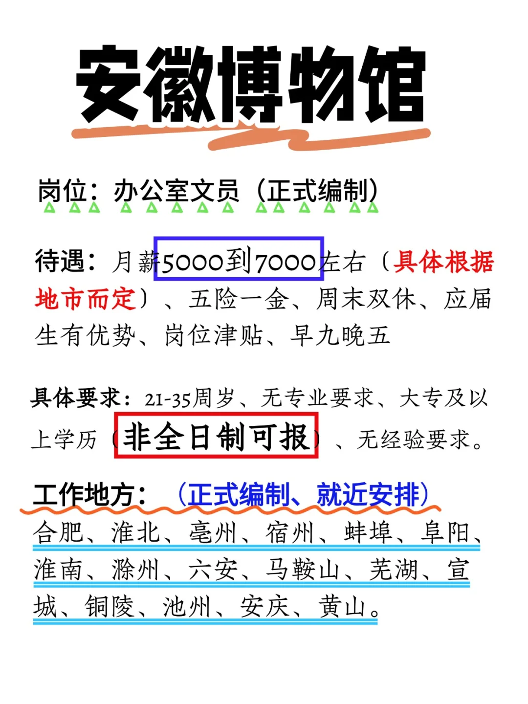 2025安徽博物馆缺编了，大专35岁以下即可报