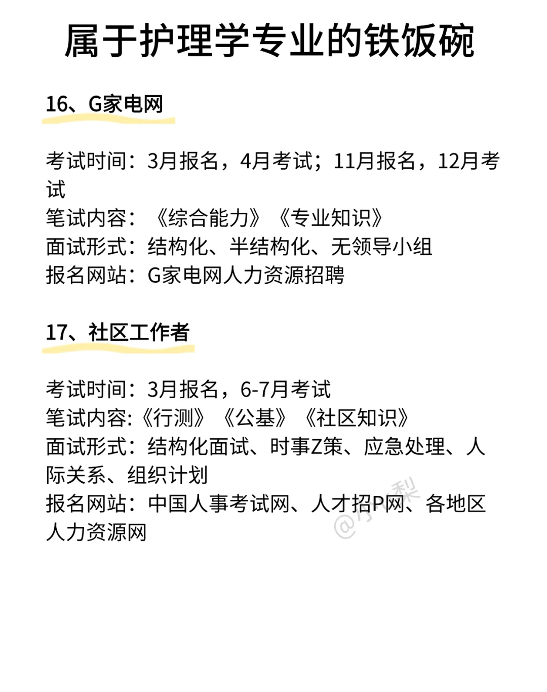 护理学专业去考公的都是人才啊！