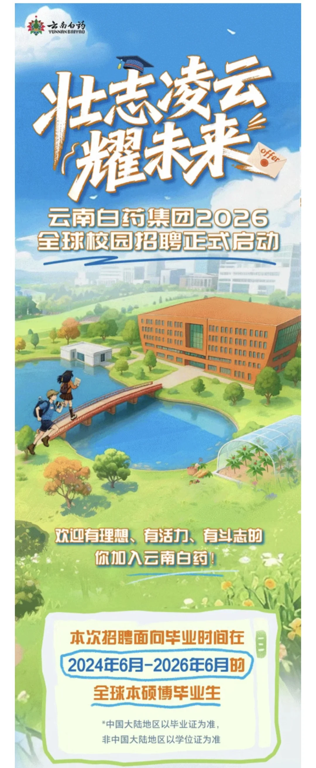 云南白药集团校园招聘【24 25 26届可投】