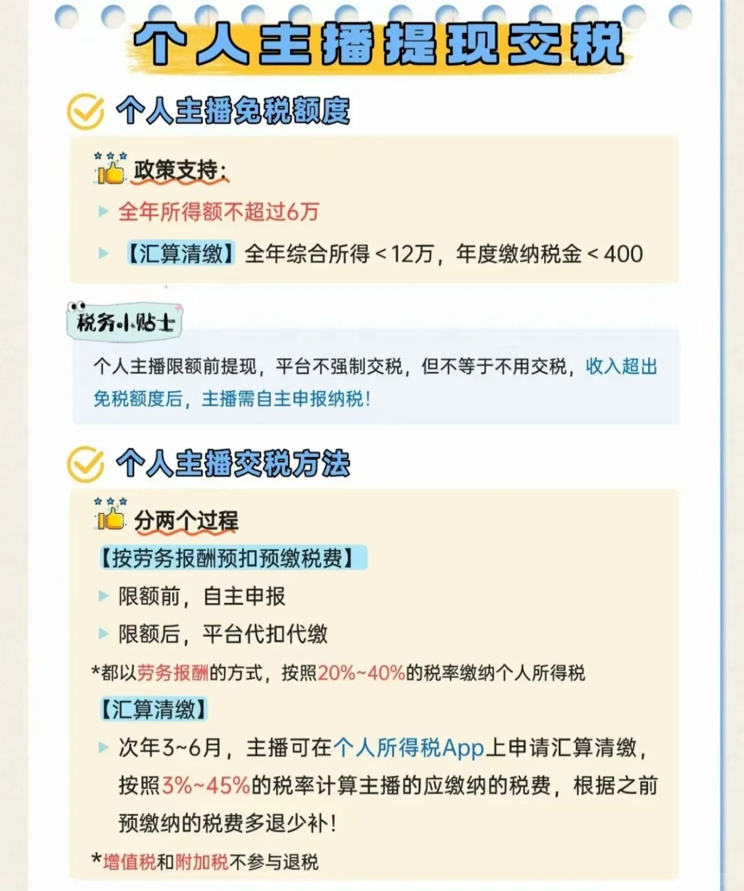 新规所有主播10月1日起要缴纳个人所得税？