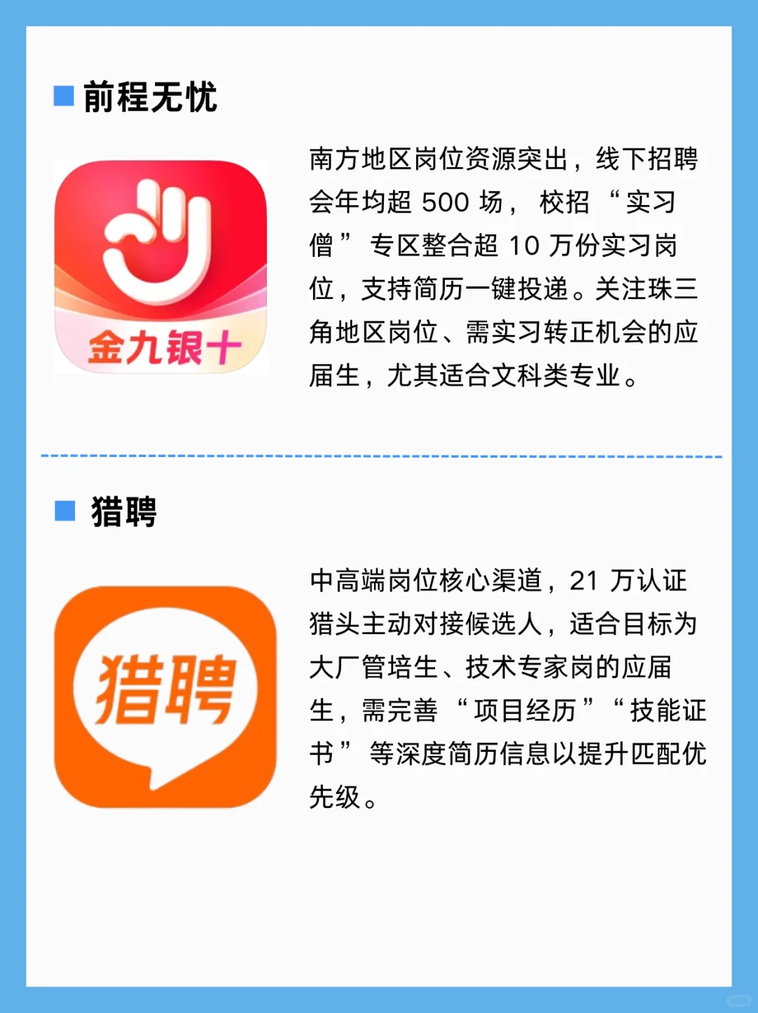 别只盯着一个APP！秋招要知道的8个求职平台