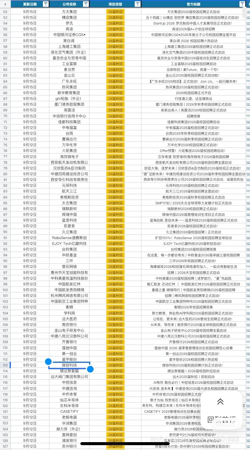 9.19 好多秋招要截止了