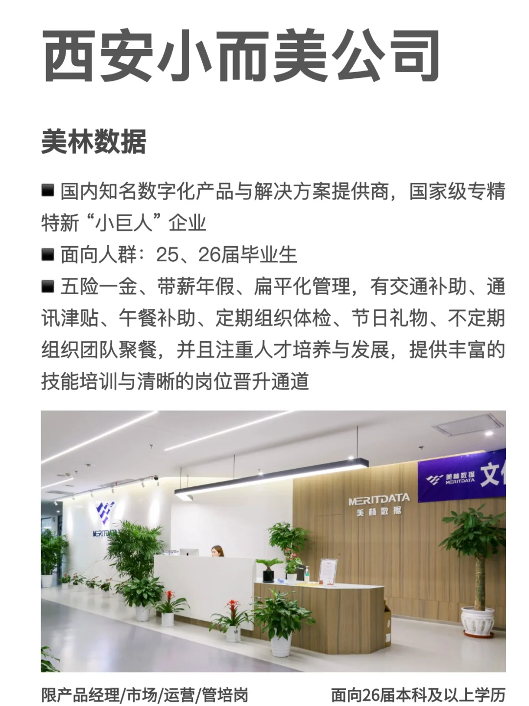 西安小而美公司